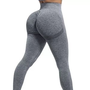 Ribbed Yoga Pants High Waisted Gym Leggings Sport Women Fitness Seamless Female